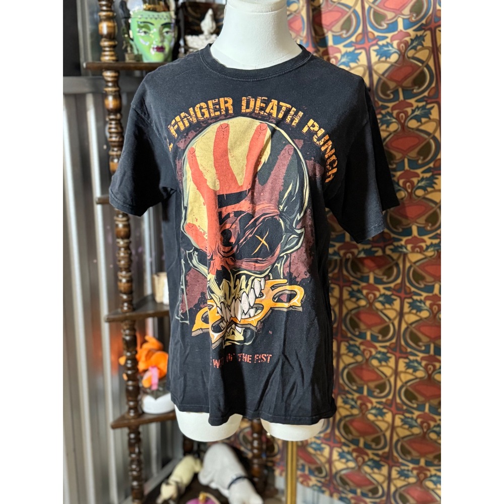 Five Finger Death Punch T-Shirt War is the Answer Band Tee Black Medium